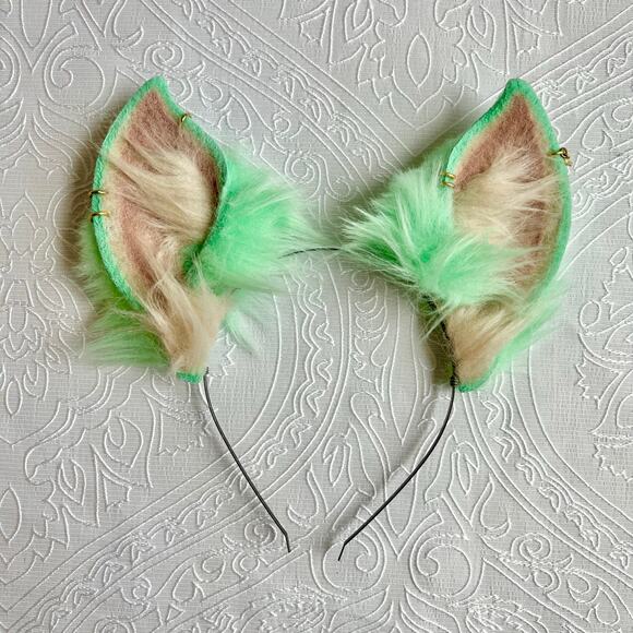 Mint Green Horse Ear Headband - CWD - Picture 1 of 3